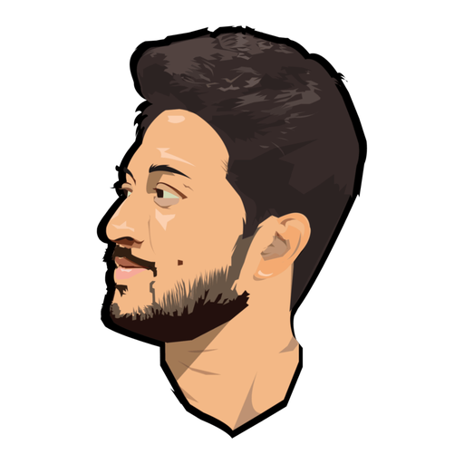 Illustrated portrait of Dr. Riman Mandal
